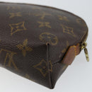 LOUIS VUITTON Monogram Pochette Cosmetic PM Cosmetic Pouch M47515 LV Auth 85663-10