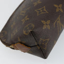 LOUIS VUITTON Monogram Pochette Cosmetic PM Cosmetic Pouch M47515 LV Auth 85663-11