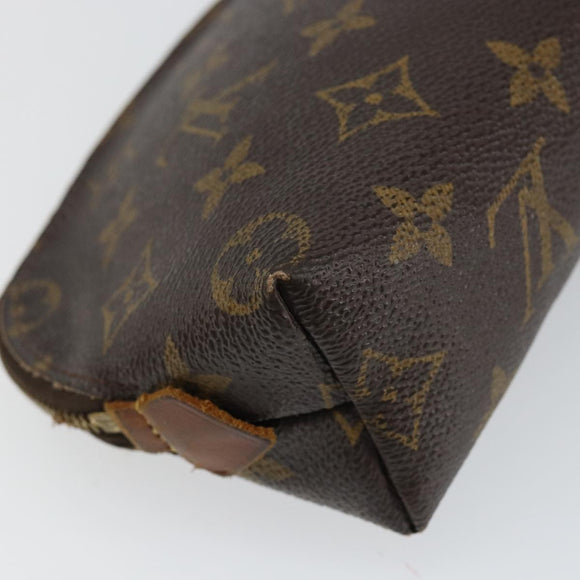 LOUIS VUITTON Monogram Pochette Cosmetic PM Cosmetic Pouch M47515 LV Auth 85663