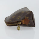 LOUIS VUITTON Monogram Pochette Cosmetic PM Cosmetic Pouch M47515 LV Auth 85663-5