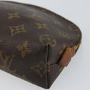 LOUIS VUITTON Monogram Pochette Cosmetic PM Cosmetic Pouch M47515 LV Auth 85663-8