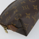 LOUIS VUITTON Monogram Pochette Cosmetic PM Cosmetic Pouch M47515 LV Auth 85663-9
