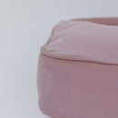 PRADA Hand Bag Nylon Pink Silver Auth 85665-14