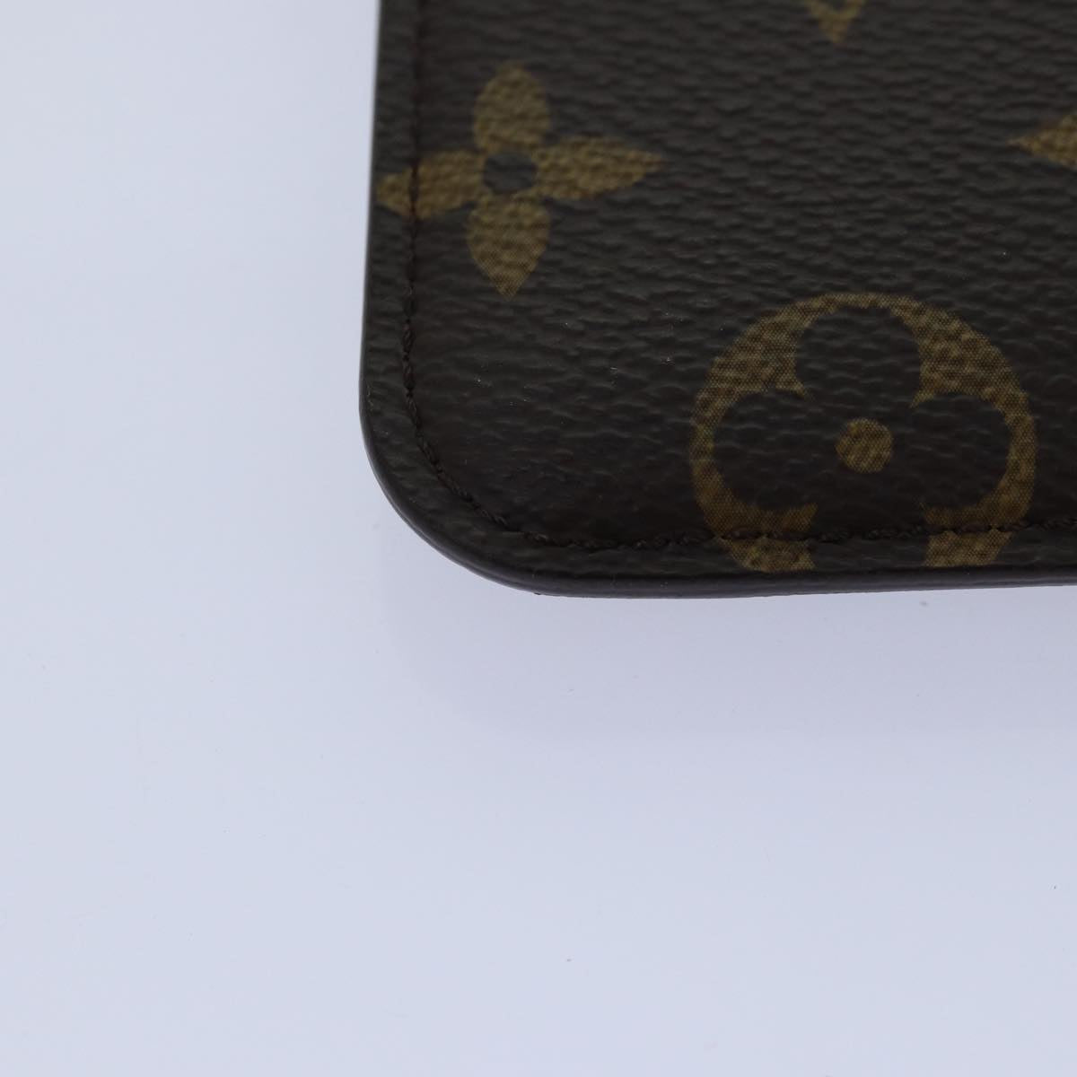 LOUIS VUITTON Monogram Etui Lunette MM Glasses Case M66544 LV Auth 85670