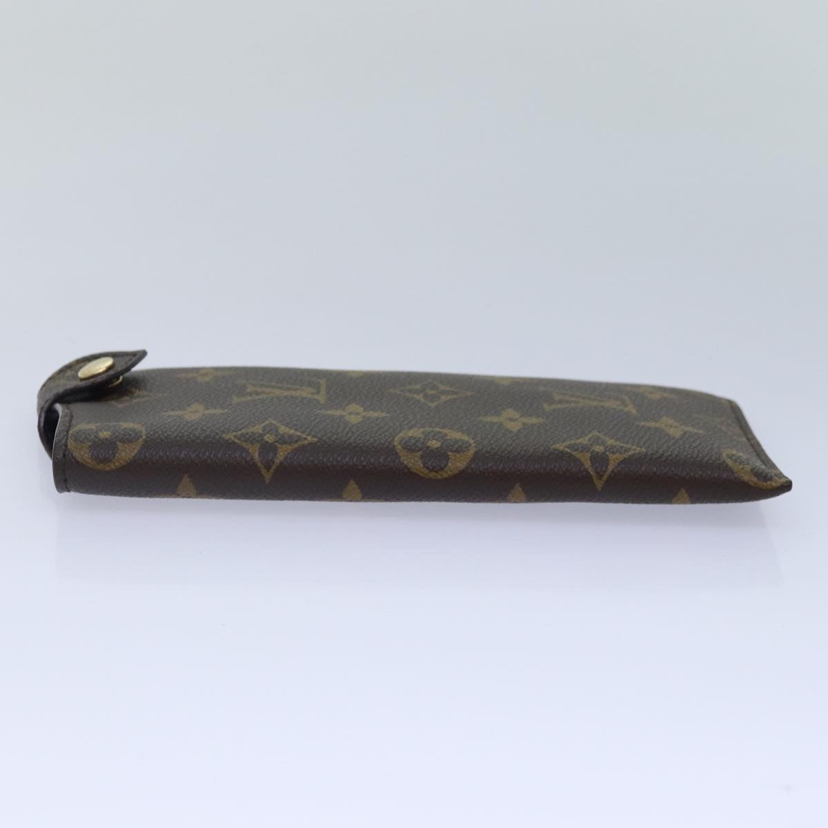 LOUIS VUITTON Monogram Etui Lunette MM Glasses Case M66544 LV Auth 85670