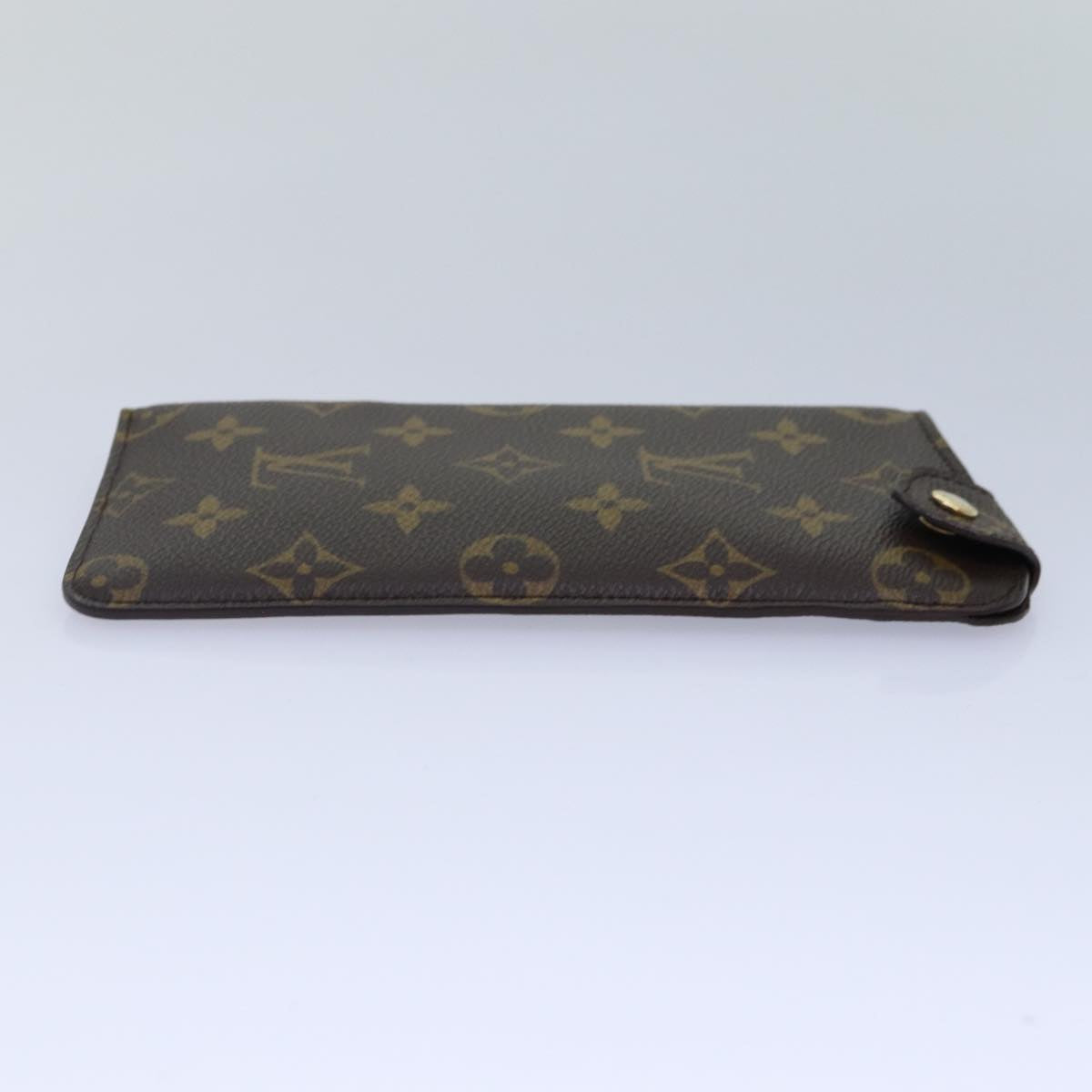 LOUIS VUITTON Monogram Etui Lunette MM Glasses Case M66544 LV Auth 85670