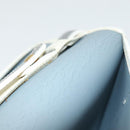 Christian Dior Honeycomb Canvas Shoulder Bag PVC Leather White Gold Auth 85691-11