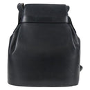 Salvatore Ferragamo Shoulder Bag Leather Gold Black Auth 85707-3
