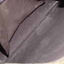 GUCCI GG Supreme Shoulder Bag PVC Leather Beige Silver 201446 Auth 85724-10