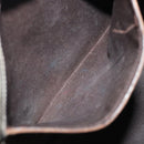 GUCCI GG Supreme Shoulder Bag PVC Leather Beige Silver 201446 Auth 85724-11