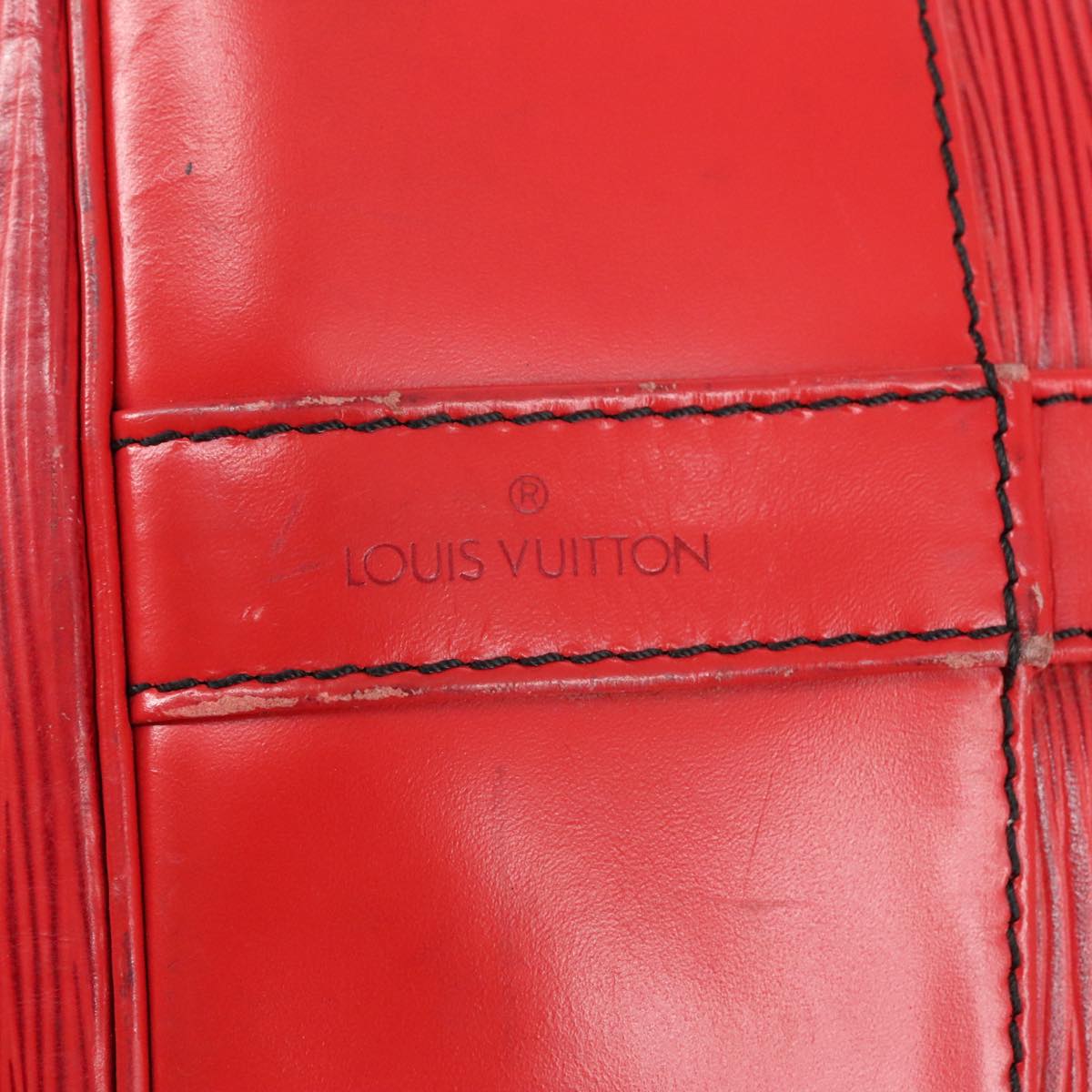 LOUIS VUITTON Epi Randonnee GM Shoulder Bag Red M43087 LV Auth 85734