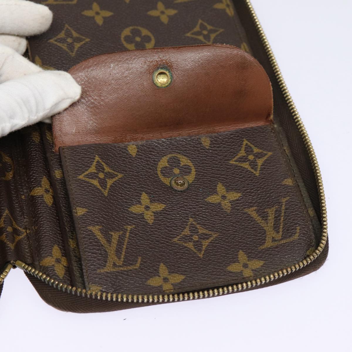 LOUIS VUITTON Monogram Poche Escapade Travel Case M60113 LV Auth 85738