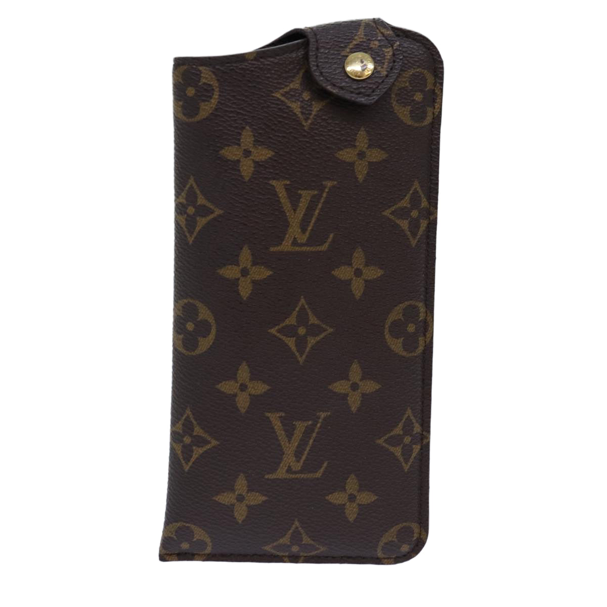 LOUIS VUITTON Monogram Etui Lunette MM Glasses Case M66544 LV Auth 85740