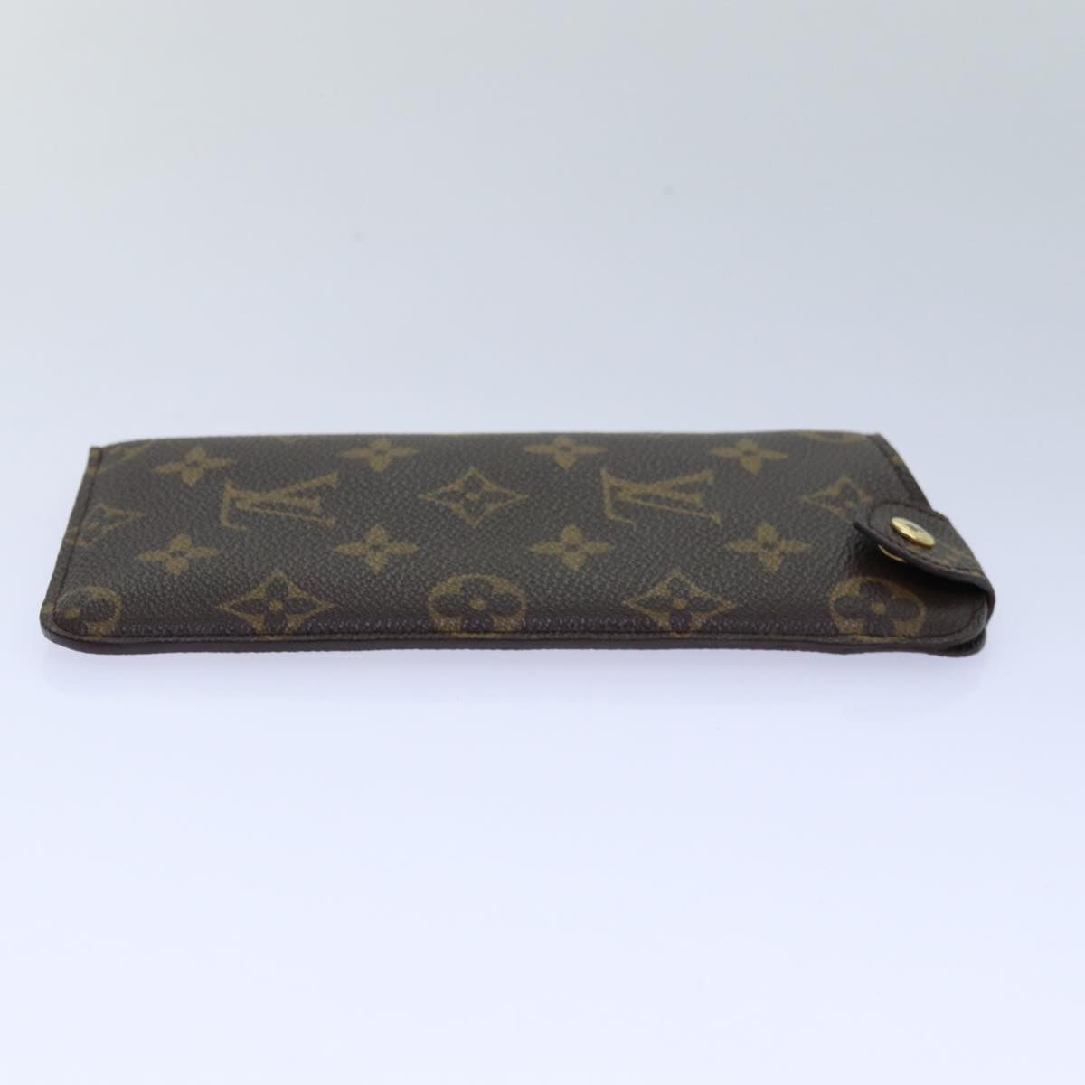 LOUIS VUITTON Monogram Etui Lunette MM Glasses Case M66544 LV Auth 85740