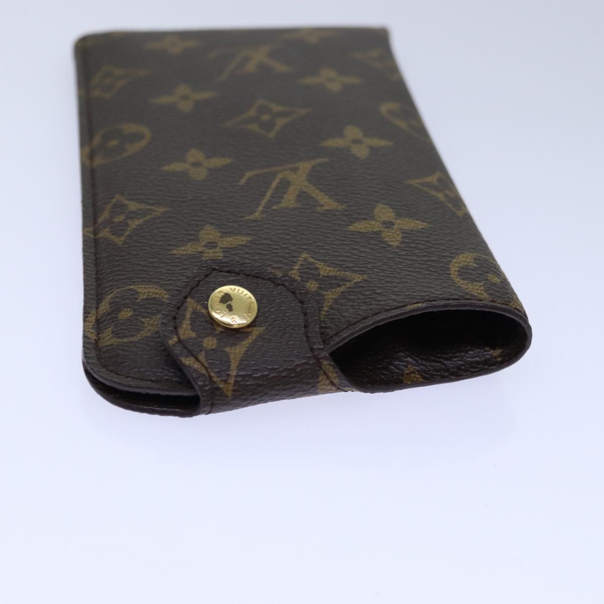 LOUIS VUITTON Monogram Etui Lunette MM Glasses Case M66544 LV Auth 85740