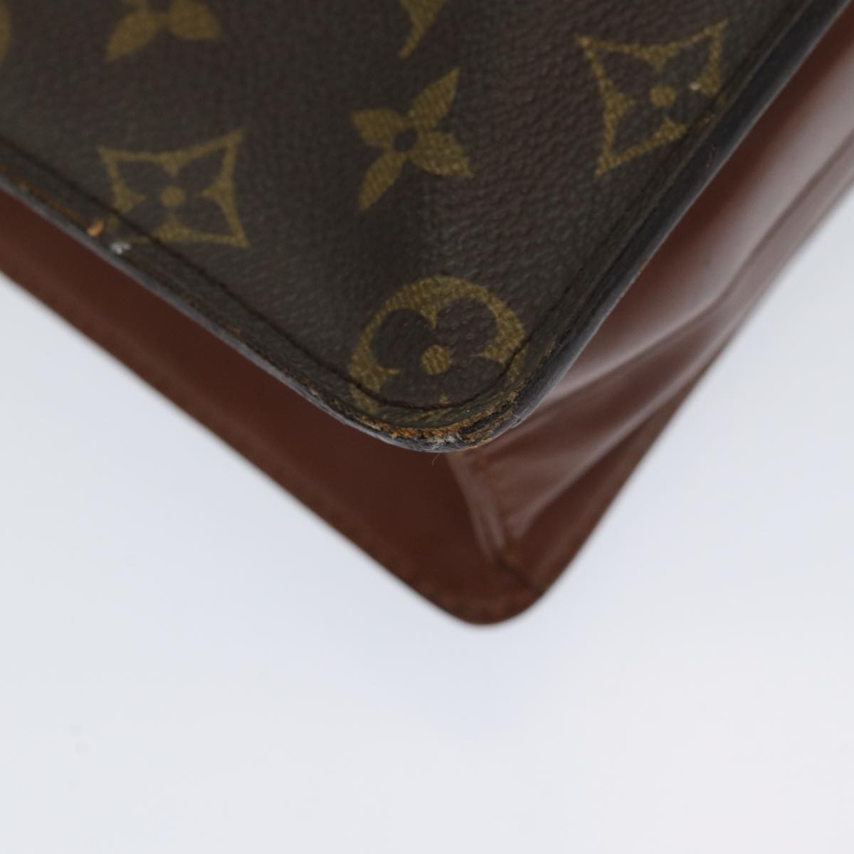 LOUIS VUITTON Monogram Pochette Homme Clutch Bag M51795 LV Auth 85741