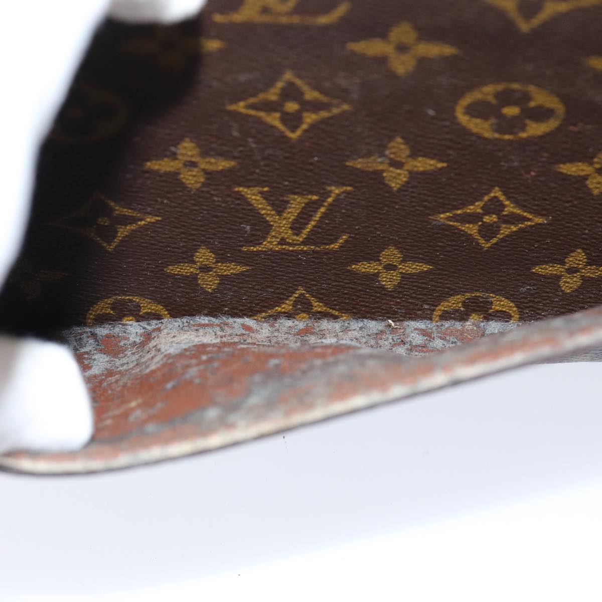 LOUIS VUITTON Monogram Pochette Homme Clutch Bag M51795 LV Auth 85741