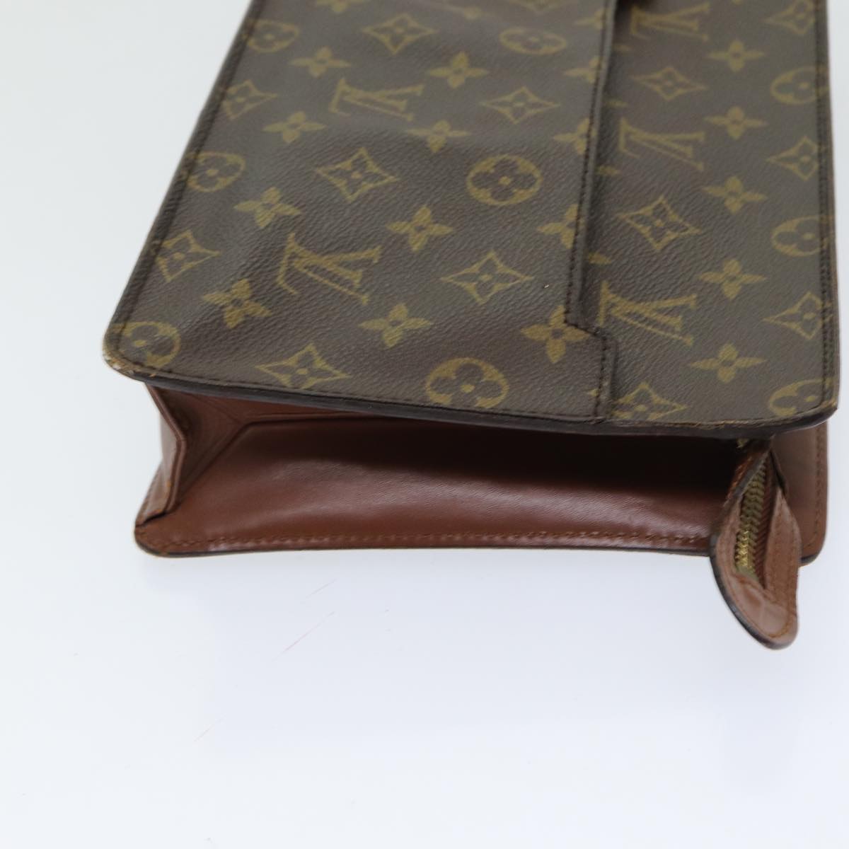 LOUIS VUITTON Monogram Pochette Homme Clutch Bag M51795 LV Auth 85741