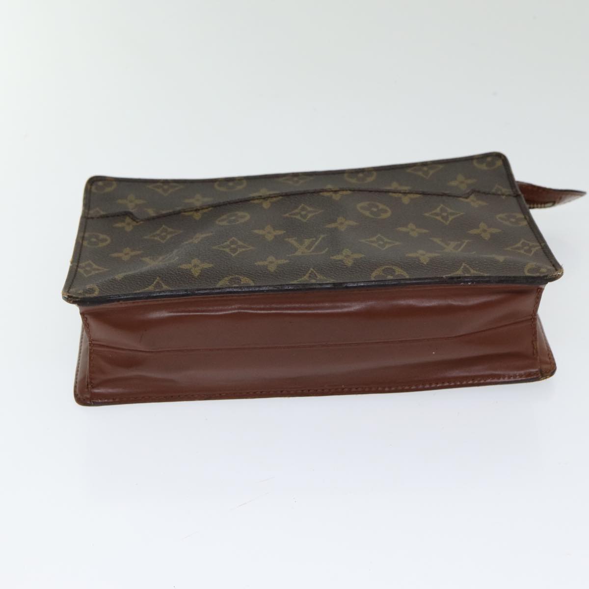 LOUIS VUITTON Monogram Pochette Homme Clutch Bag M51795 LV Auth 85741