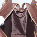 Burberrys Nova Check Shoulder Bag Wool Beige Gold Auth 85746-18