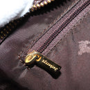Burberrys Nova Check Shoulder Bag Wool Beige Gold Auth 85746-20