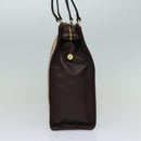 Burberrys Nova Check Shoulder Bag Wool Beige Gold Auth 85746-3