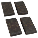 LOUIS VUITTON Monogram Etui Cigarette Cigarette Case 4Set LV Auth 85752-1