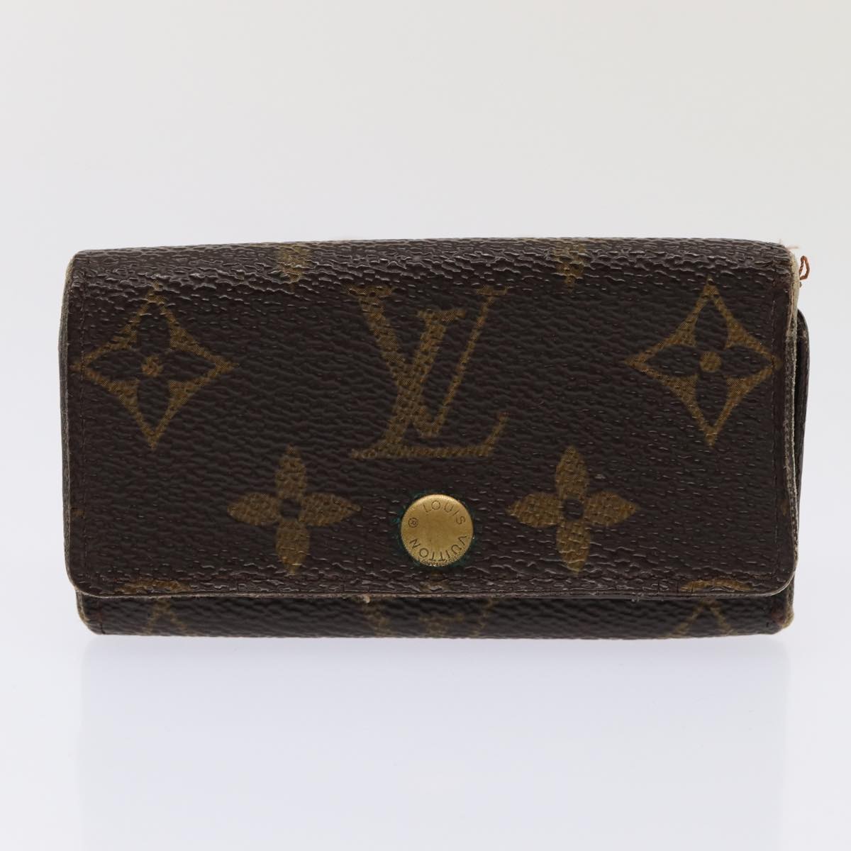 LOUIS VUITTON Monogram Key Case 5Set LV Auth 85753