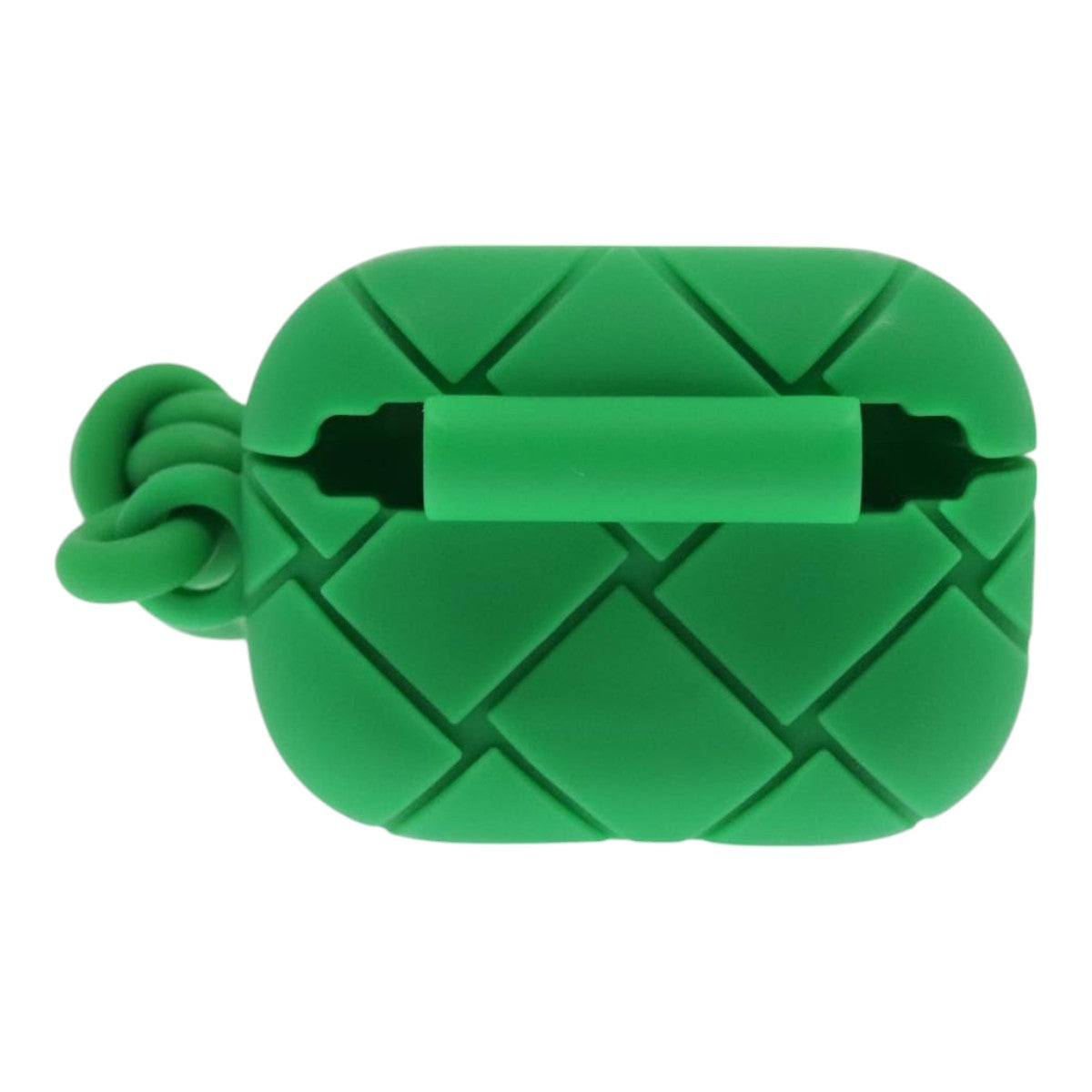 BOTTEGA VENETA AirPods Case Pouch silicon Green Auth 85773 - 0