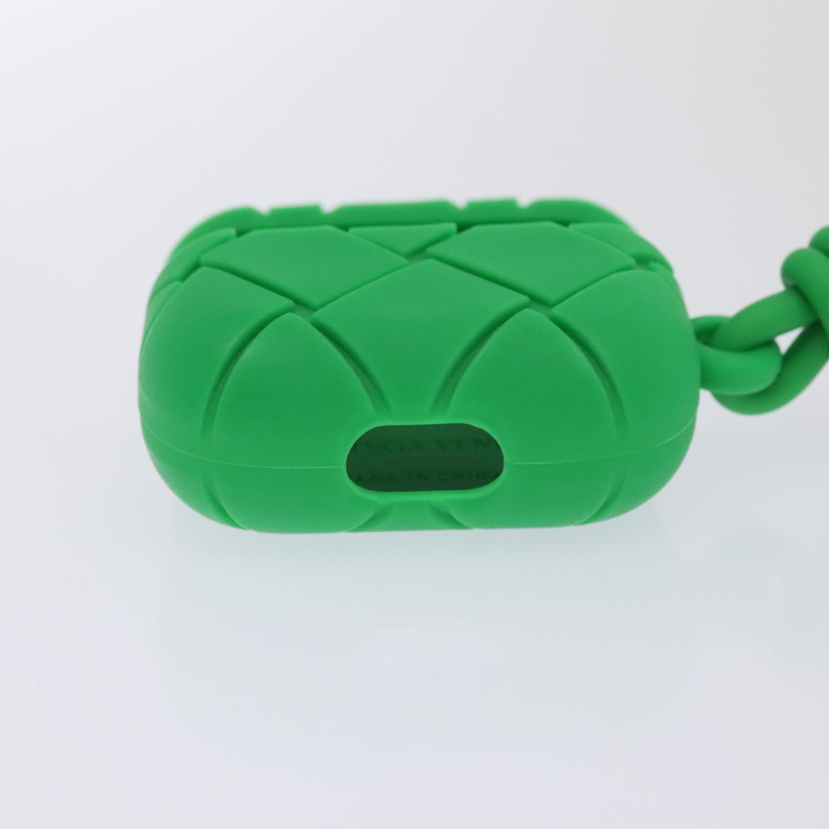 BOTTEGA VENETA AirPods Case Pouch silicon Green Auth 85773