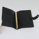 LOUIS VUITTON Epi Agenda PM Day Planner Cover Black R20052 LV Auth 85781-7