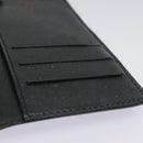 LOUIS VUITTON Epi Agenda PM Day Planner Cover Black R20052 LV Auth 85781-22
