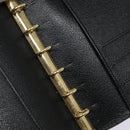 LOUIS VUITTON Epi Agenda PM Day Planner Cover Black R20052 LV Auth 85781-8
