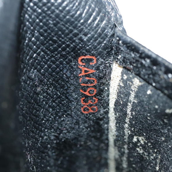 LOUIS VUITTON Epi Agenda PM Day Planner Cover Black R20052 LV Auth 85781