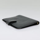 LOUIS VUITTON Epi Agenda PM Day Planner Cover Black R20052 LV Auth 85781-5