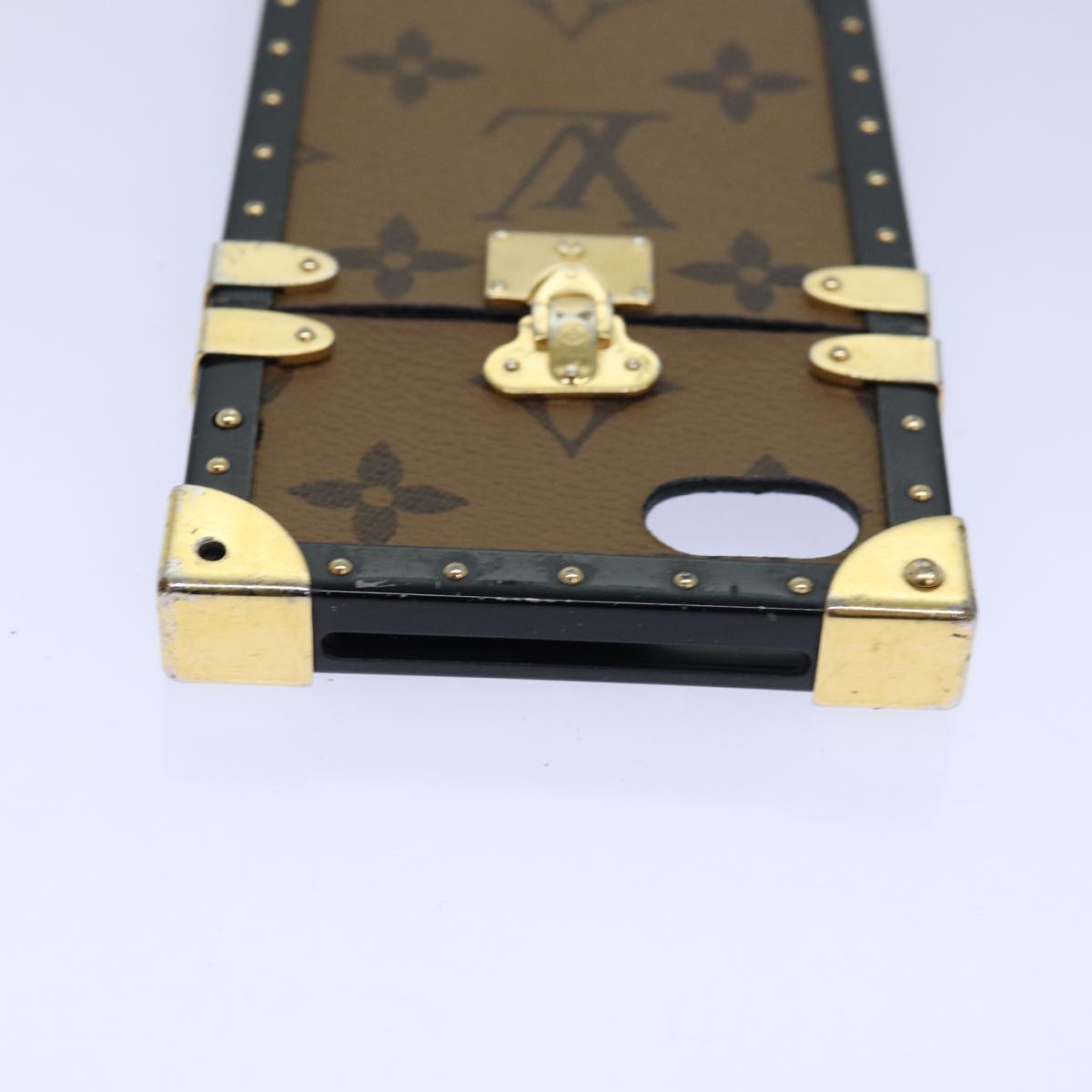 LOUIS VUITTON Monogram Monogram Reverse Cell Phone Case 3Set LV Auth 85810