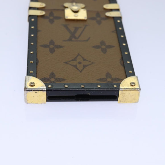LOUIS VUITTON Monogram Monogram Reverse Cell Phone Case 3 Set LV Auth 85810