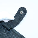 LOUIS VUITTON Taiga Agenda PM Day Planner Cover Grizzly R20434 LV Auth 85811-8