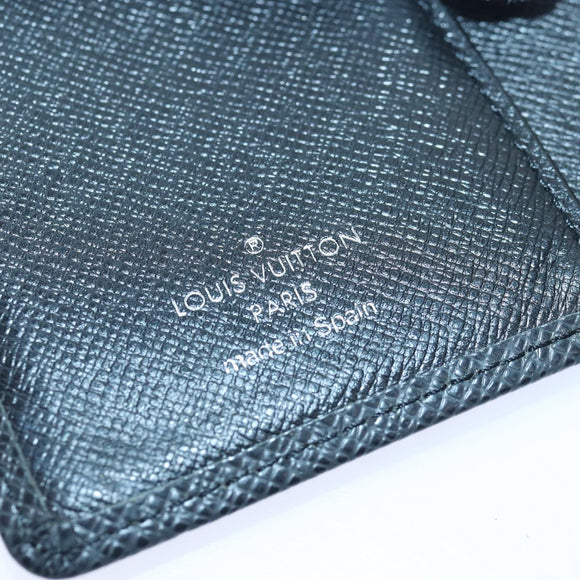 LOUIS VUITTON Taiga Agenda PM Day Planner Cover Grizzly R20434 LV Auth 85811