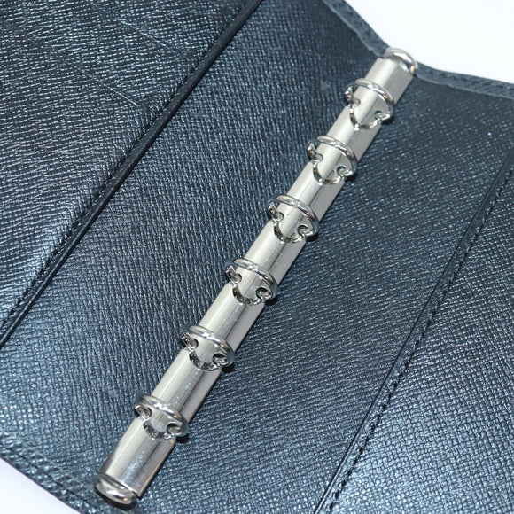 LOUIS VUITTON Taiga Agenda PM Day Planner Cover Grizzly R20434 LV Auth 85811