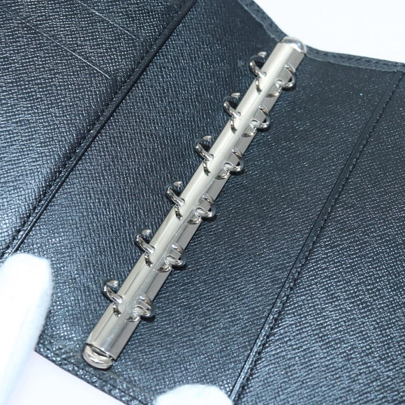 LOUIS VUITTON Taiga Agenda PM Day Planner Cover Grizzly R20434 LV Auth 85811