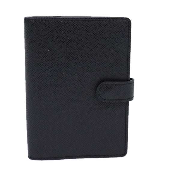 LOUIS VUITTON Taiga Agenda PM Day Planner Cover Grizzly R20434 LV Auth 85811