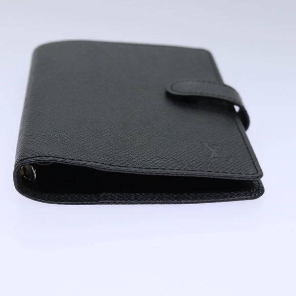 LOUIS VUITTON Taiga Agenda PM Day Planner Cover Grizzly R20434 LV Auth 85811