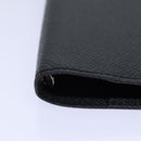 LOUIS VUITTON Taiga Agenda PM Day Planner Cover Grizzly R20434 LV Auth 85811-7