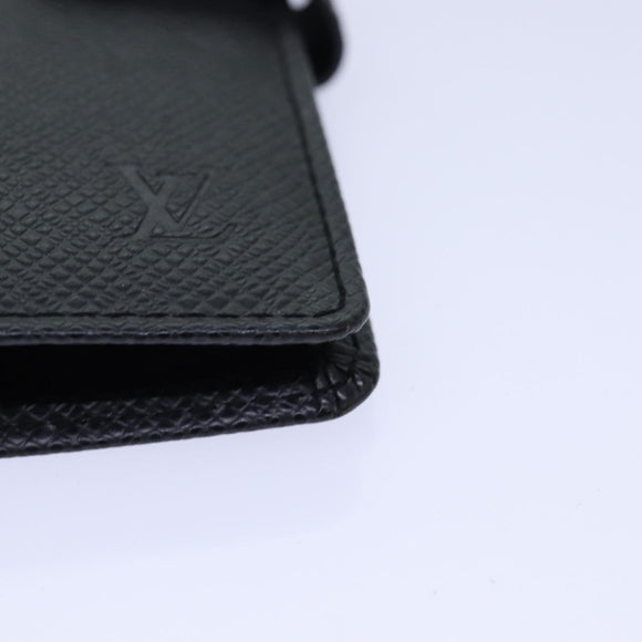 LOUIS VUITTON Taiga Agenda PM Day Planner Cover Grizzly R20434 LV Auth 85811