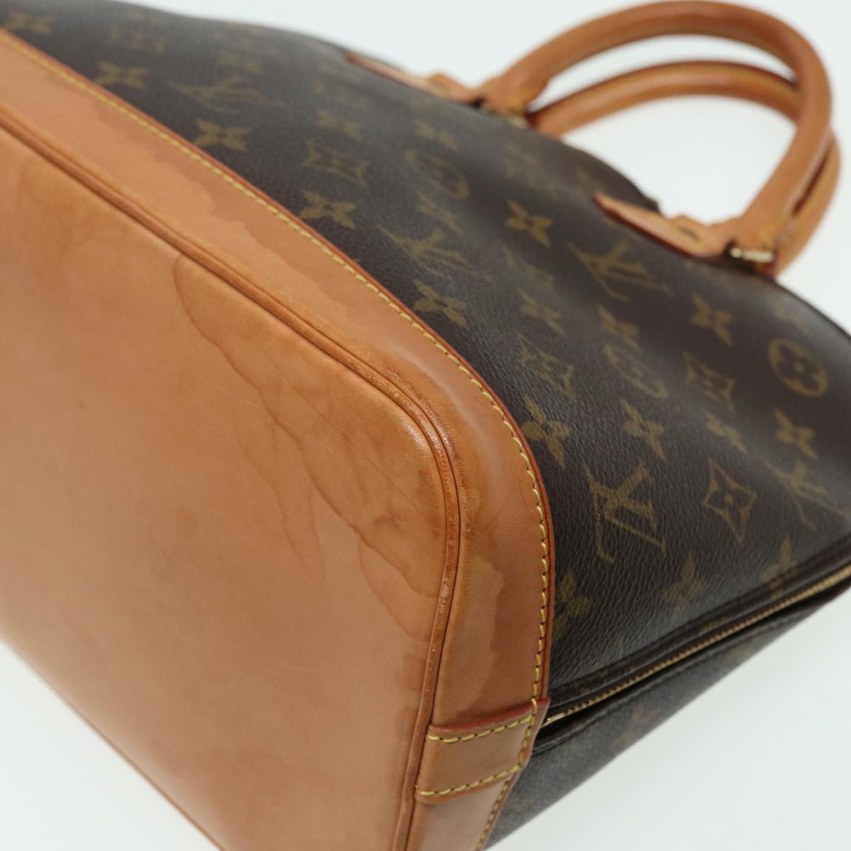 LOUIS VUITTON Monogram Alma Hand Bag M51130 LV Auth 85825