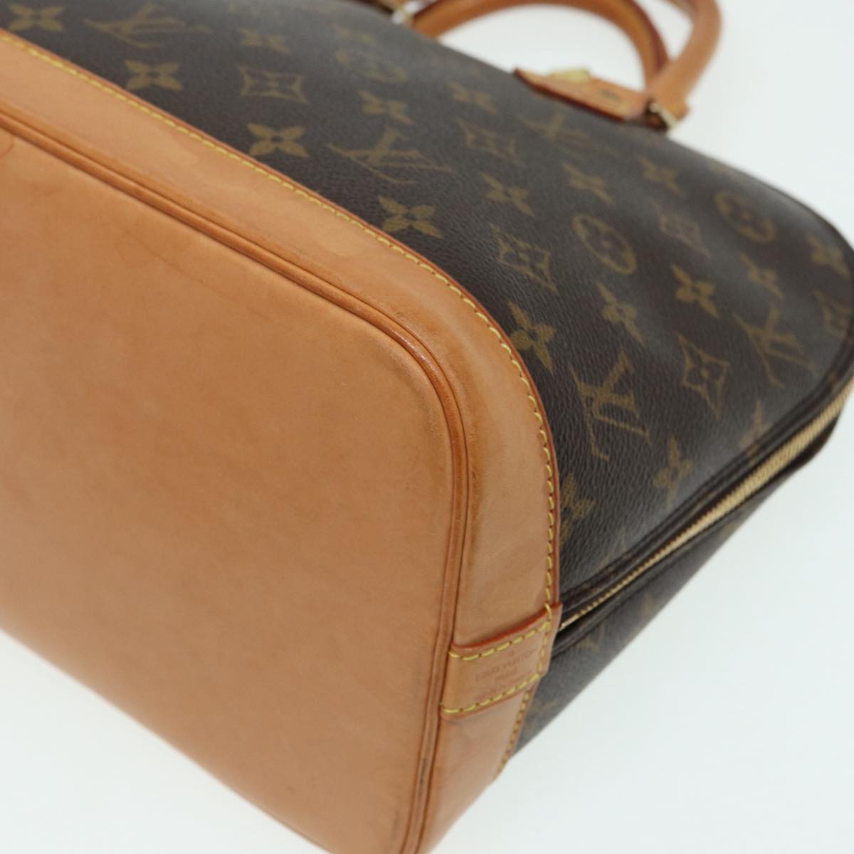 LOUIS VUITTON Monogram Alma Hand Bag M51130 LV Auth 85825