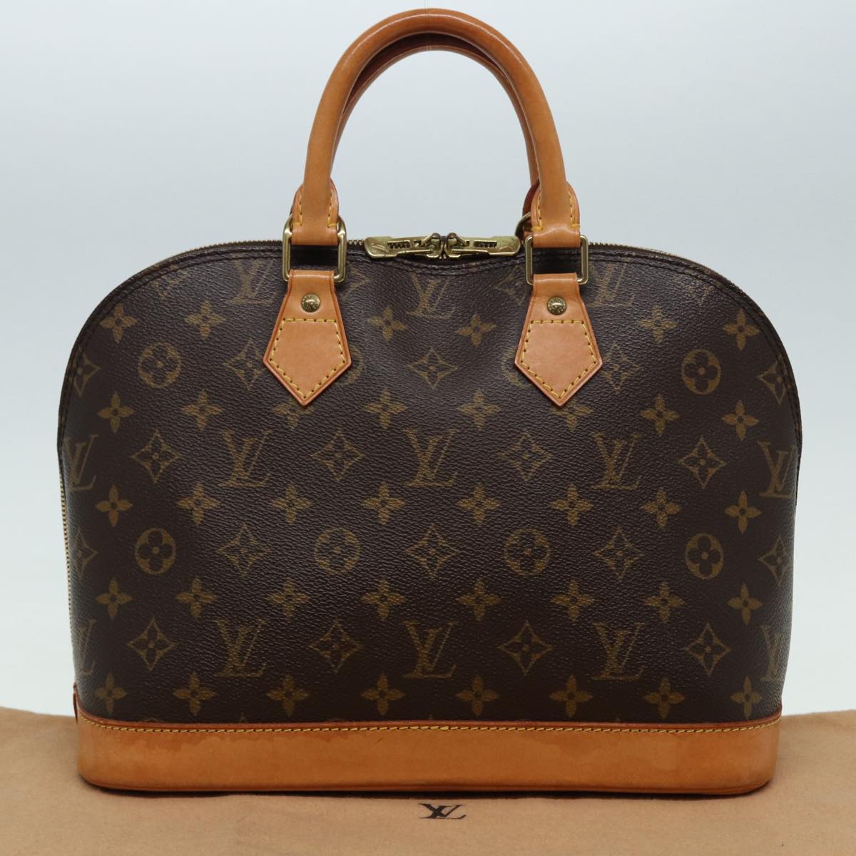 LOUIS VUITTON Monogram Alma Hand Bag M51130 LV Auth 85825