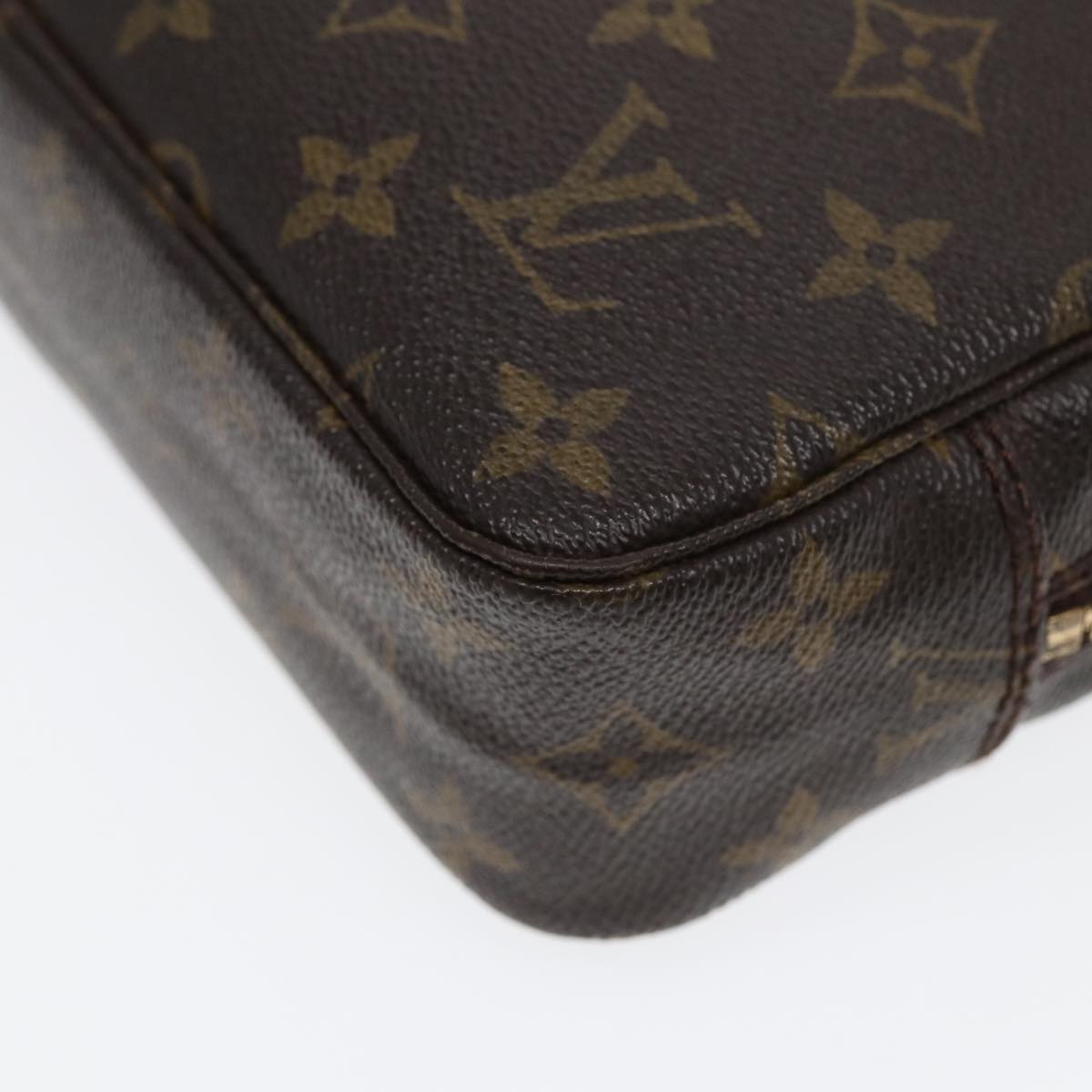 LOUIS VUITTON Monogram Trousse Toilette 23 Clutch Bag M47524 LV Auth 85826