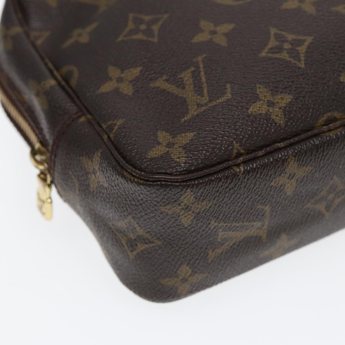 LOUIS VUITTON Monogram Trousse Toilette 23 Clutch Bag M47524 LV Auth 85826